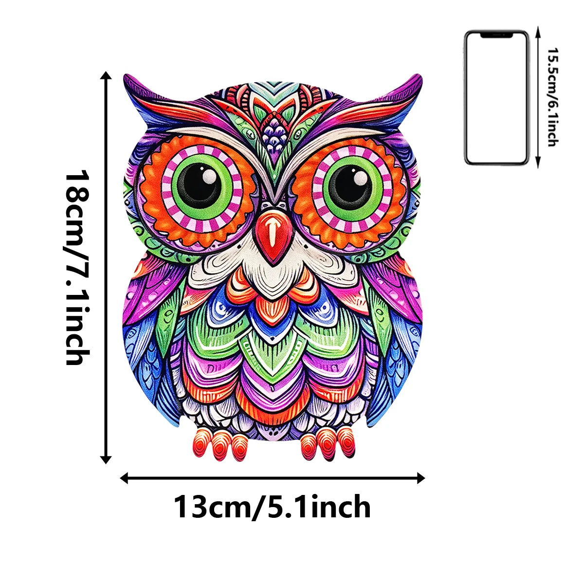 The Mandala Hoot Owl Decor Set