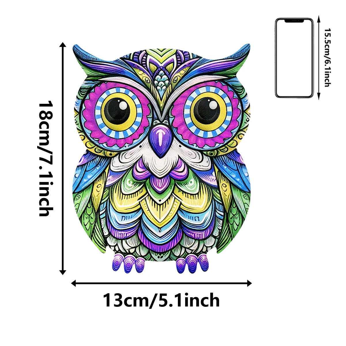 The Mandala Hoot Owl Decor Set