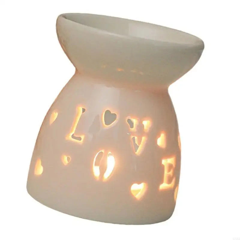 Elegant Ceramic Tealight Oil Burner & Aroma Diffuser