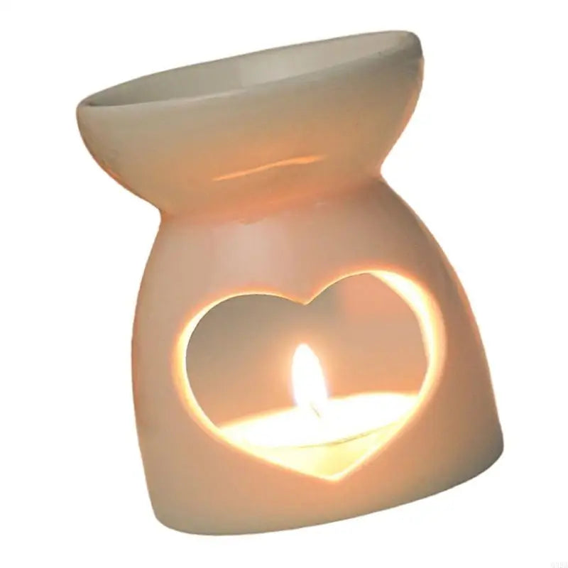 Elegant Ceramic Tealight Oil Burner & Aroma Diffuser
