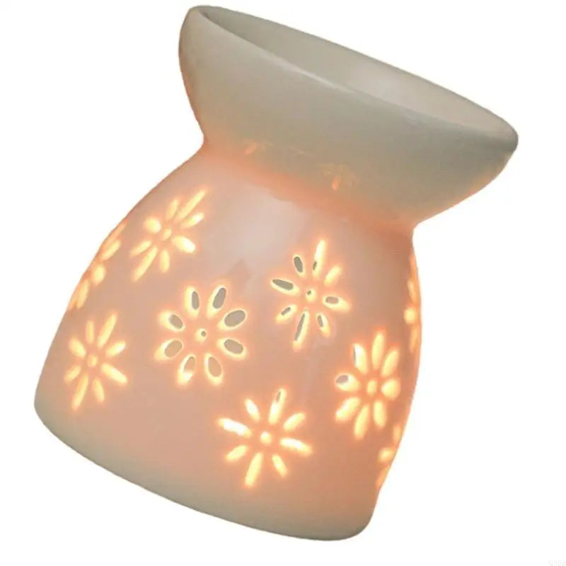 Elegant Ceramic Tealight Oil Burner & Aroma Diffuser