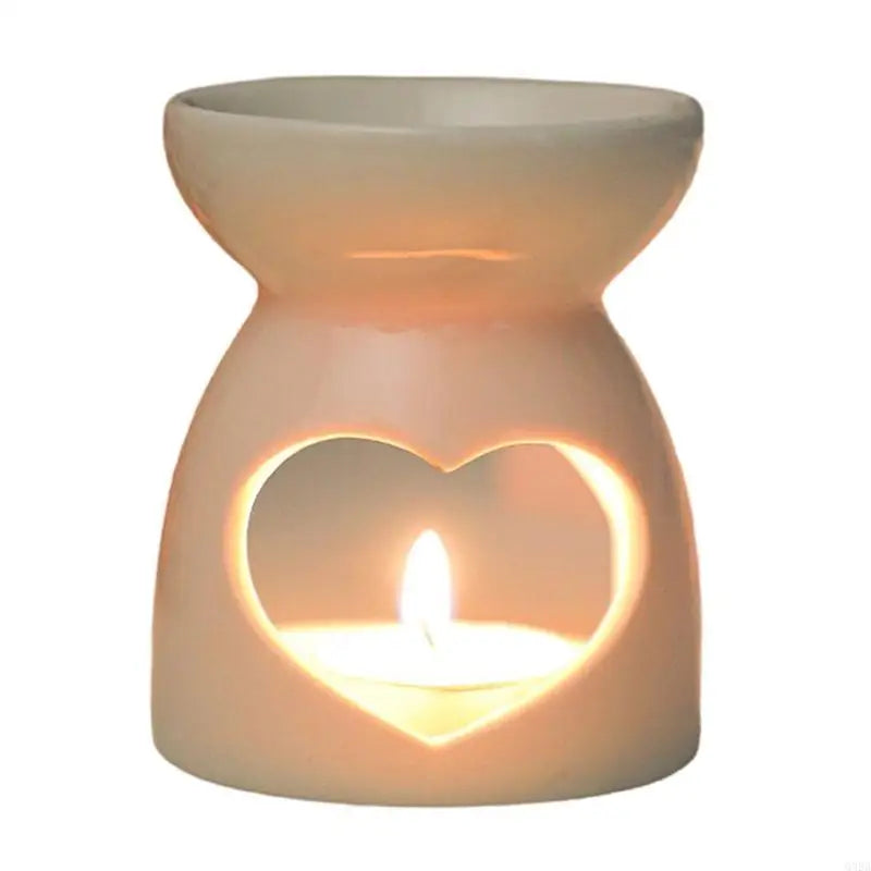 Elegant Ceramic Tealight Oil Burner & Aroma Diffuser