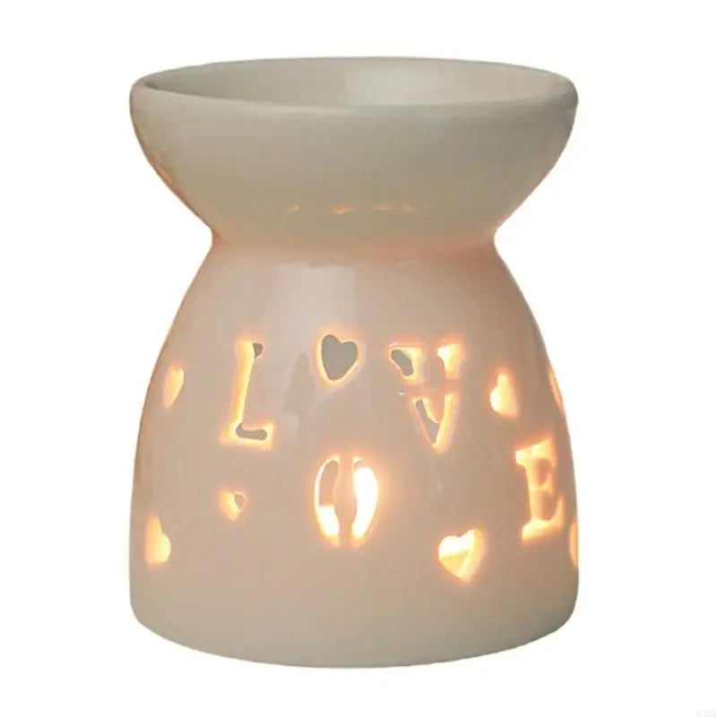 Elegant Ceramic Tealight Oil Burner & Aroma Diffuser