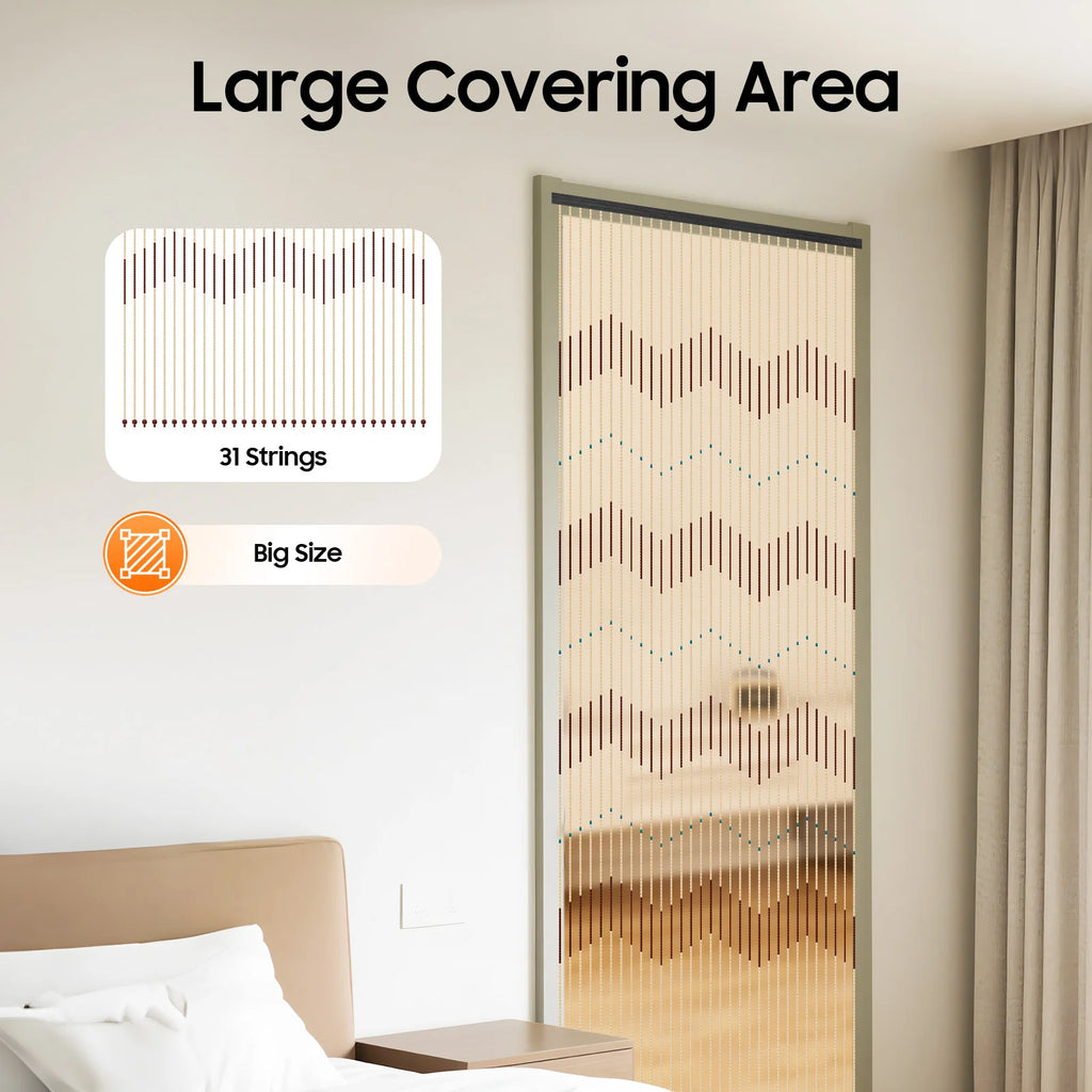 The Natural Flow Bamboo Doorway Curtain