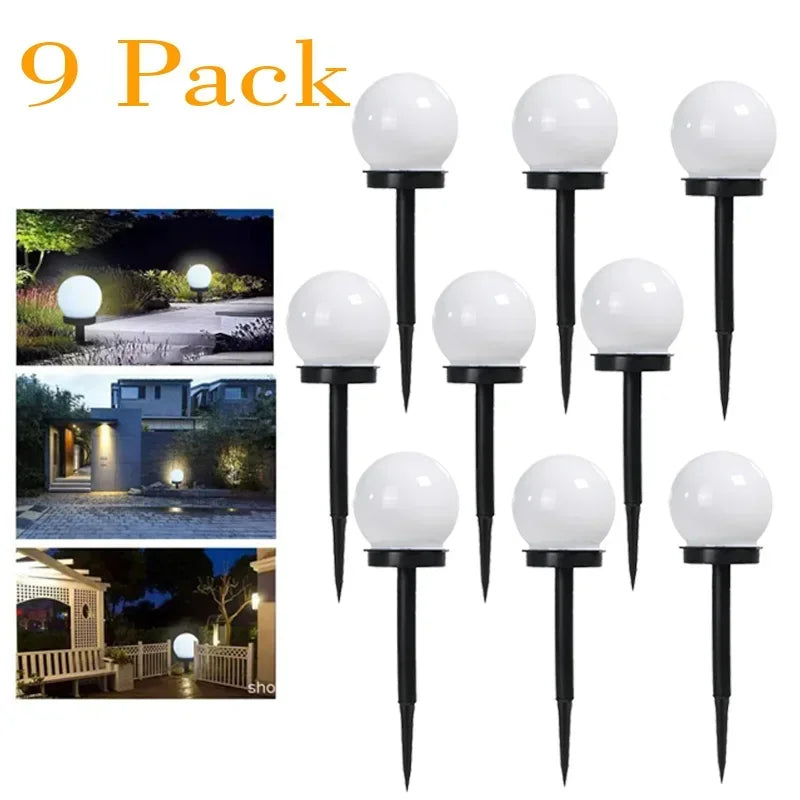 Solar Powered LED Bulb Lamp Energy Light Waterproof
