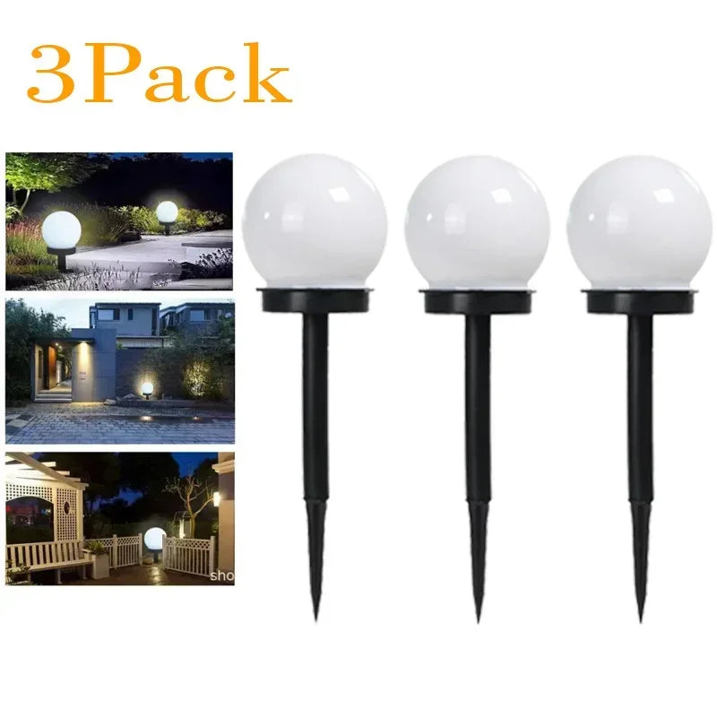 Solar Powered LED Bulb Lamp Energy Light Waterproof