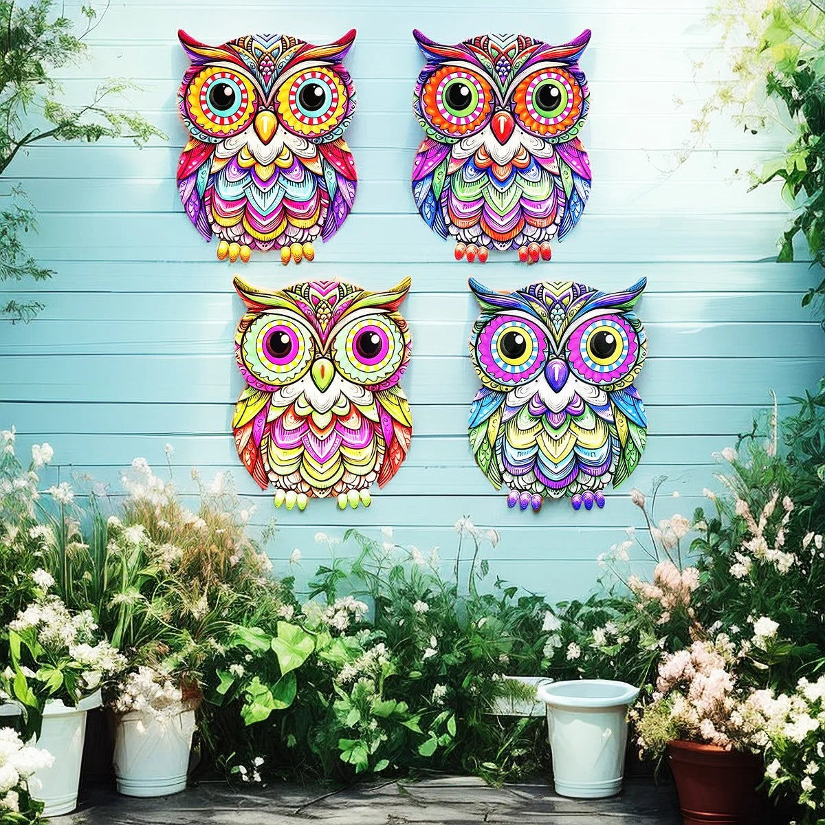 The Mandala Hoot Owl Decor Set