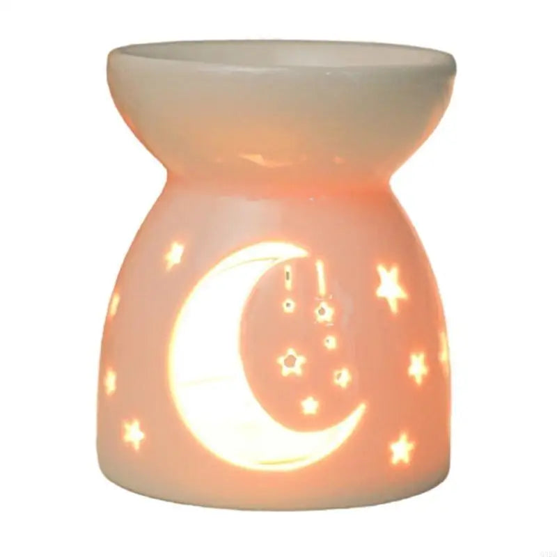Elegant Ceramic Tealight Oil Burner & Aroma Diffuser