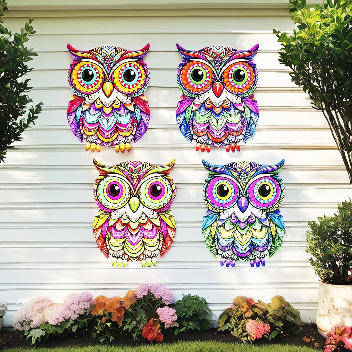 The Mandala Hoot Owl Decor Set