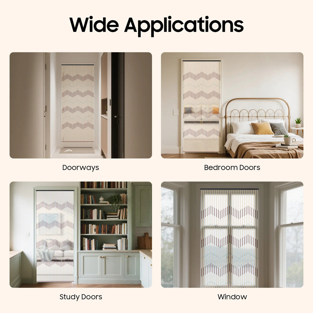 The Natural Flow Bamboo Doorway Curtain