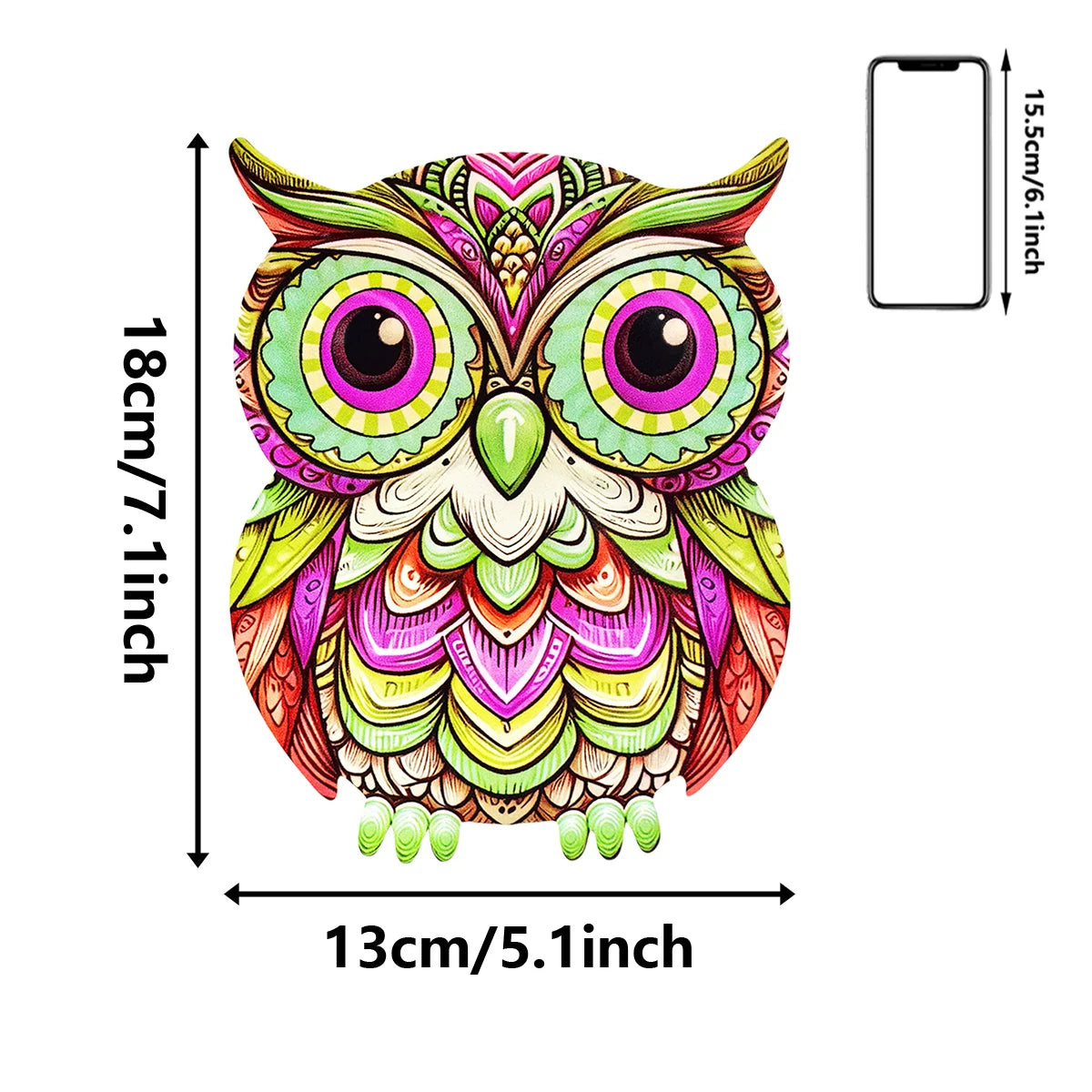 The Mandala Hoot Owl Decor Set