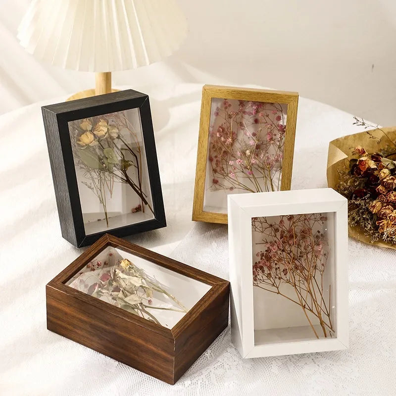 Bespoke 3D Shadow Box: Deep Display Frame for Botanical Art