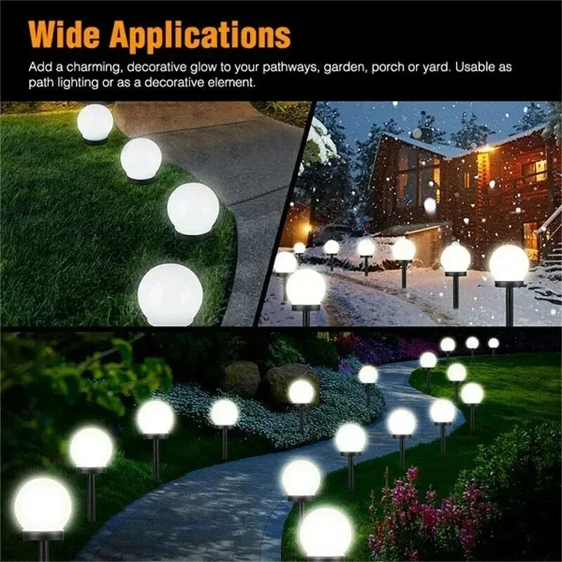 Solar Powered LED Bulb Lamp Energy Light Waterproof