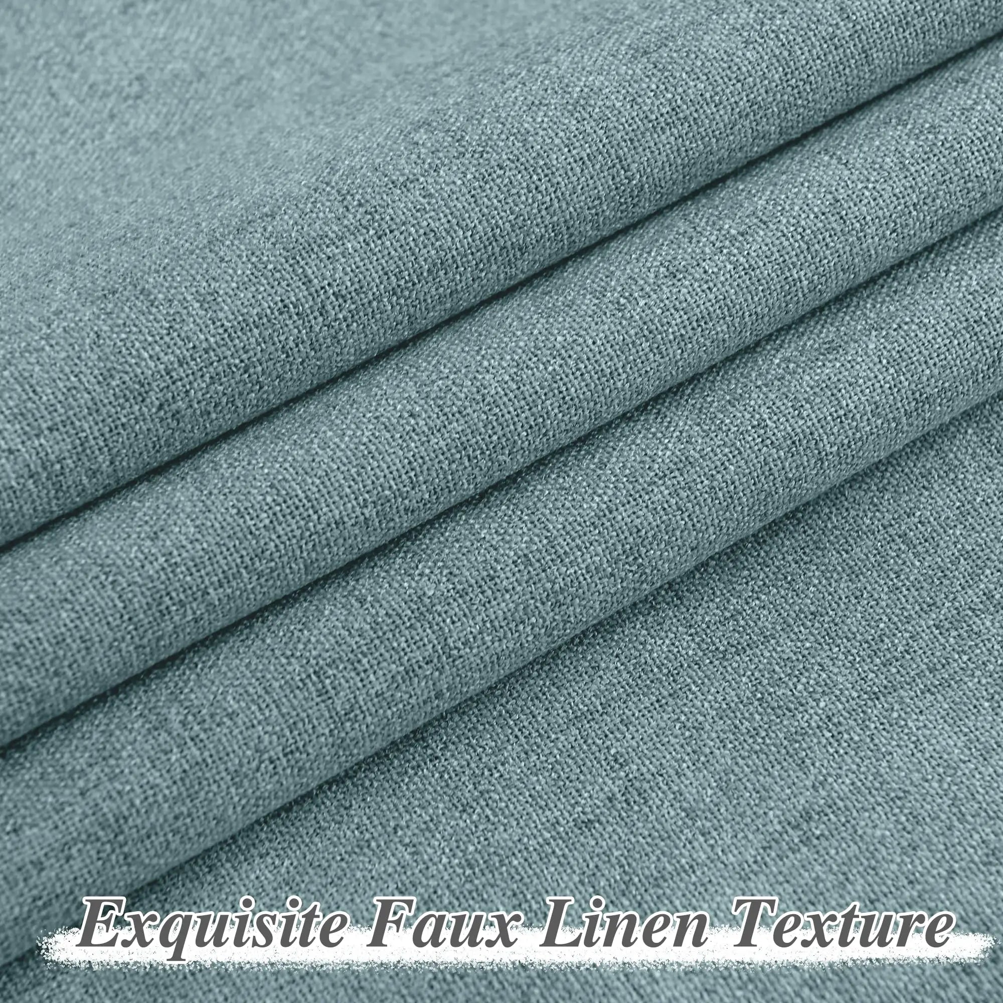 The Blackout Luxe Faux Linen Curtains (310cm)