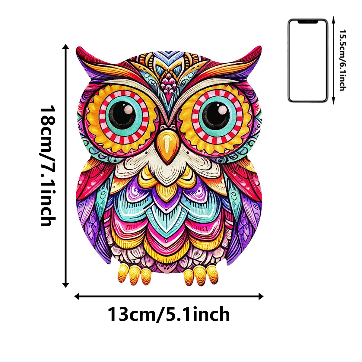 The Mandala Hoot Owl Decor Set