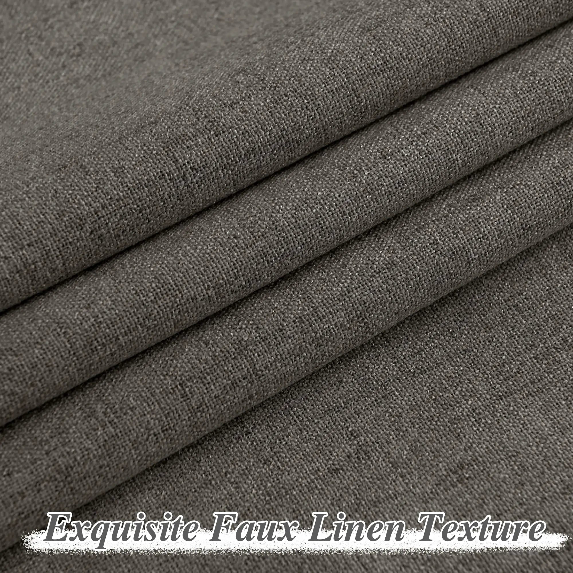 The Blackout Luxe Faux Linen Curtains (310cm)