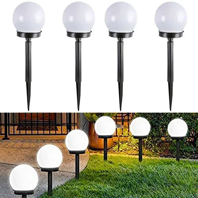 Solar Powered LED Bulb Lamp Energy Light Waterproof