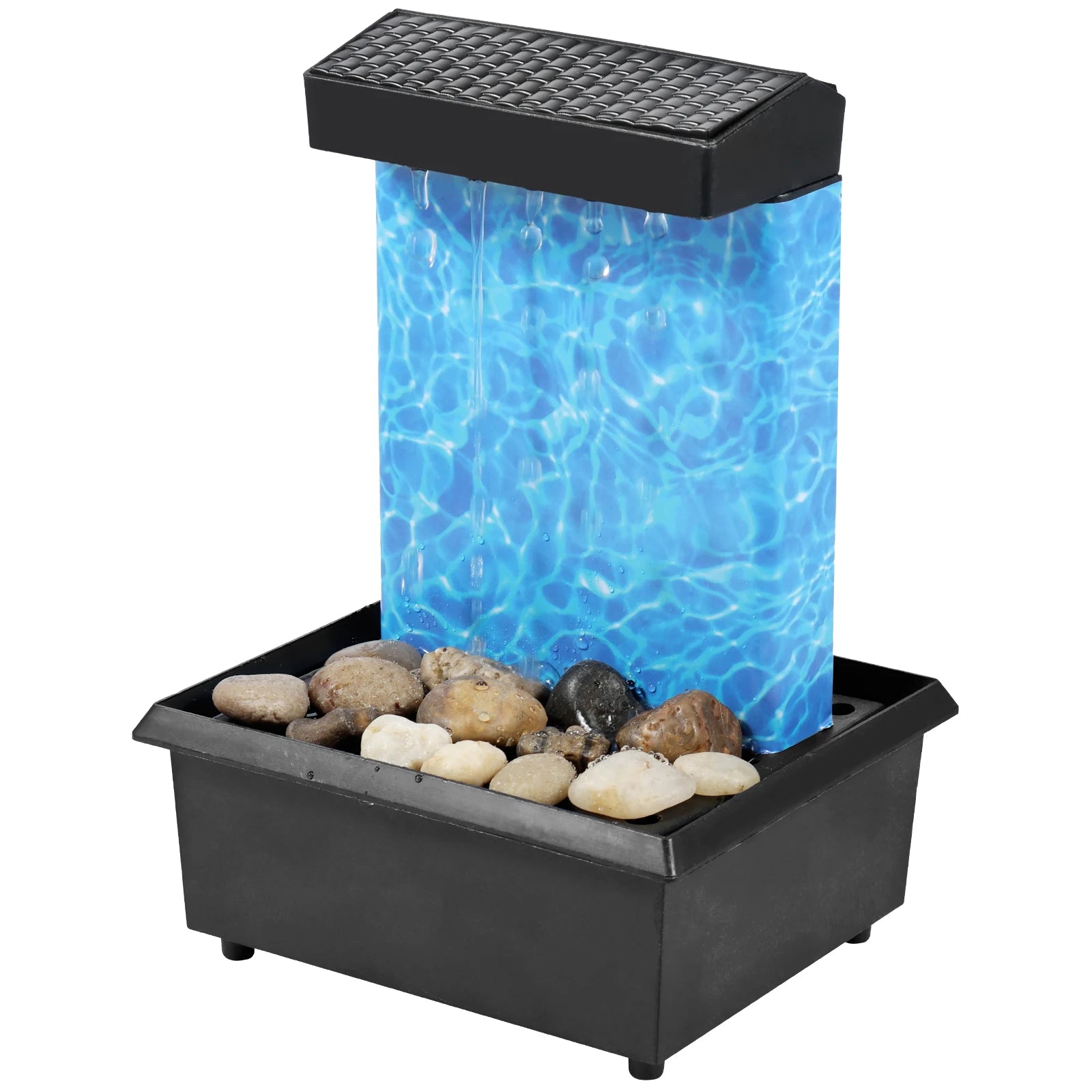 Tabletop Waterfall Fountain with Soft Lights