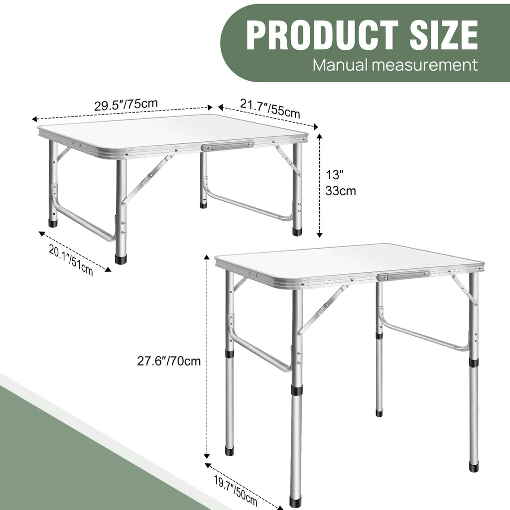 The Compact Carry Adjustable Table